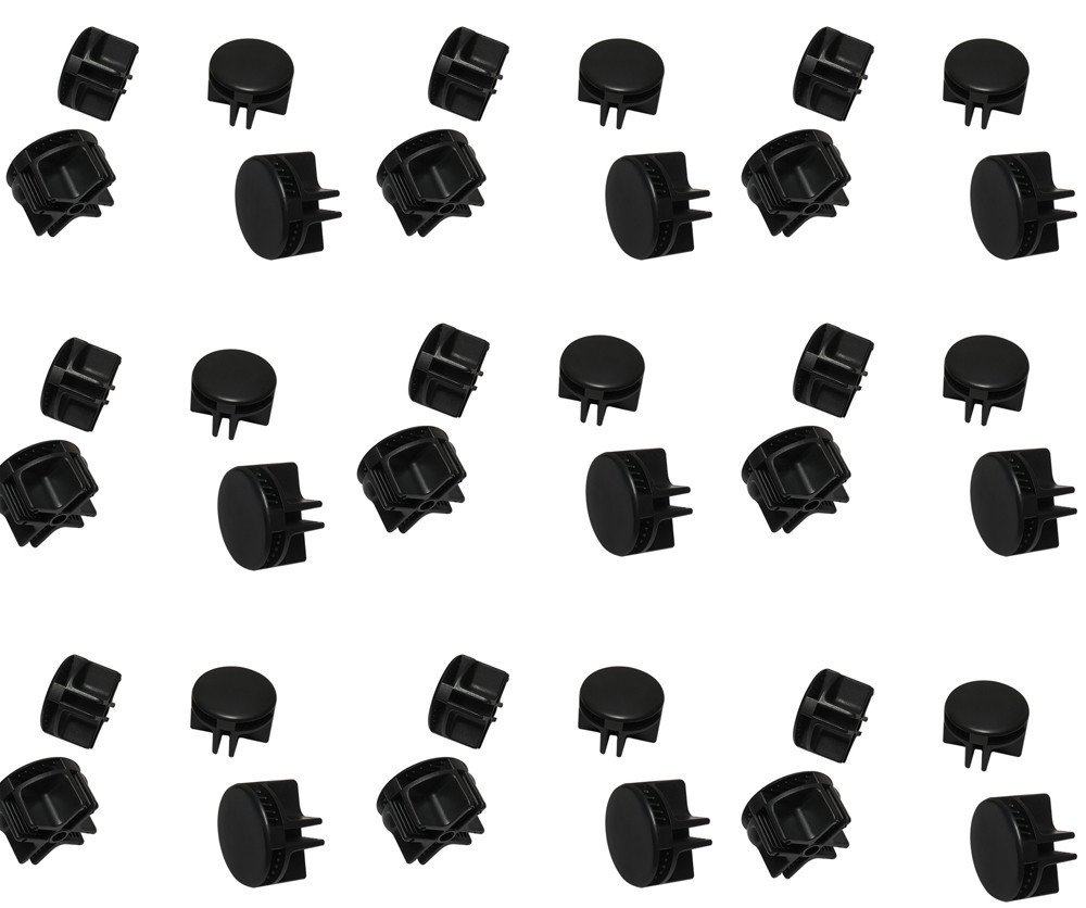 Prolinemax 100 Pc Black Plastic Wire Grid Connectors Snap Mesh Organizer Mini Binning Wire Grid