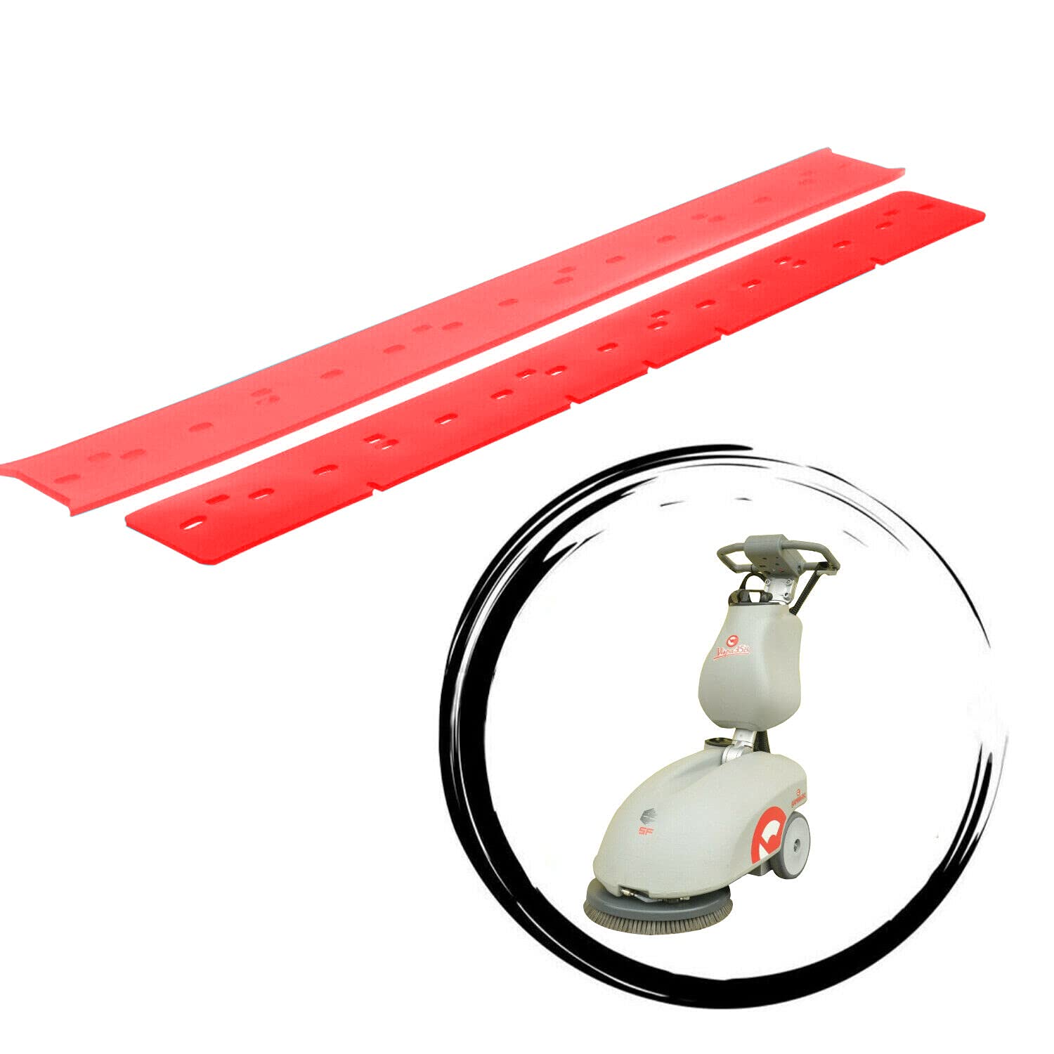 Fimap Genie E/B - Labbro di aspirazione per Comac Vispa 35, in gomma naturale