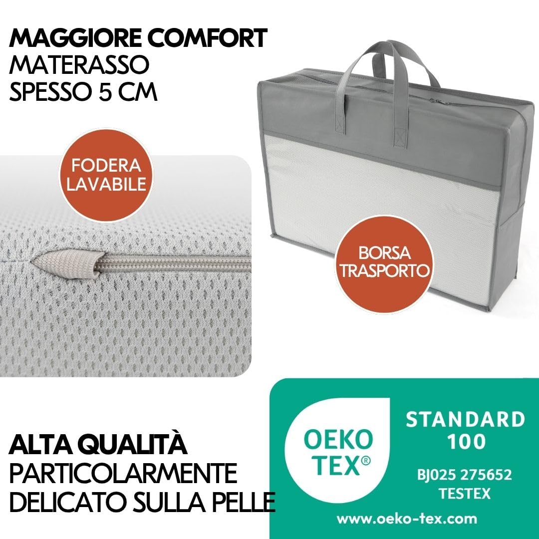 hauck Lettino da Viaggio Sleep N Easyfold con Materasso e Zanzariera, Lettino Pieghevole per Neonati con Ruote, Apertura Laterale e Borsa Trasporto, Dark Grey