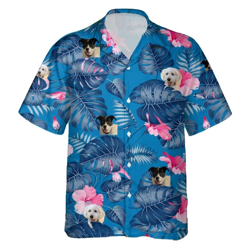 Chemise à manches courtes motif animal 3D pour vos terrasses d'été et sorties