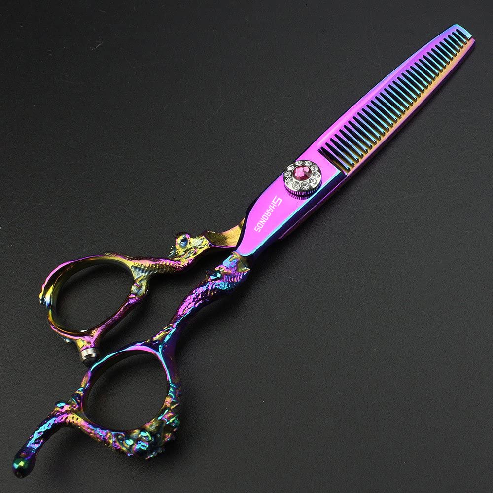 Set di taglio professionale dei capelli da 6 pollici, forbici affilate in acciaio inossidabile(6 pollici -2pc-A)
