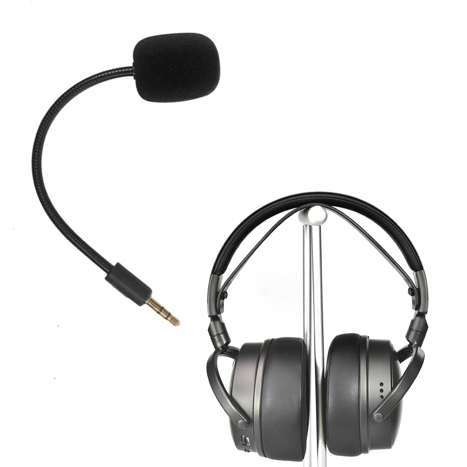Ersatz-Gaming-Headset, Boom-Mikrofon für Maxwell-Headsets, 3,5-mm-Mikrofone, verbessert Ihre
