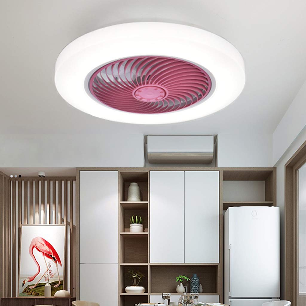 Lampada da soffitto a LED con ventilatore, 72W, moderna, dimmerabile con telecomando, silenziosa, ideale per camera da letto, soggiorno, cucina, stile country, con timer, lampadario per cameretta bam