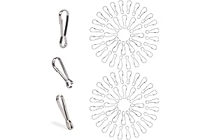 Rust-Resistant Lanyard Snap Hooks for Crafting 200-Pack