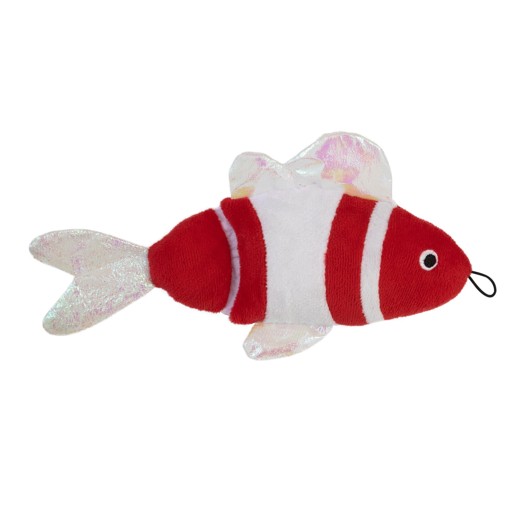 Mad Cat Bright Fish Kicker | Juguete para gatos iluminado activado por tacto | Infusión de hierba gatera y vid plateada | Sonido arrugado atractivo | Ideal para jugar en interiores y gatos activos
