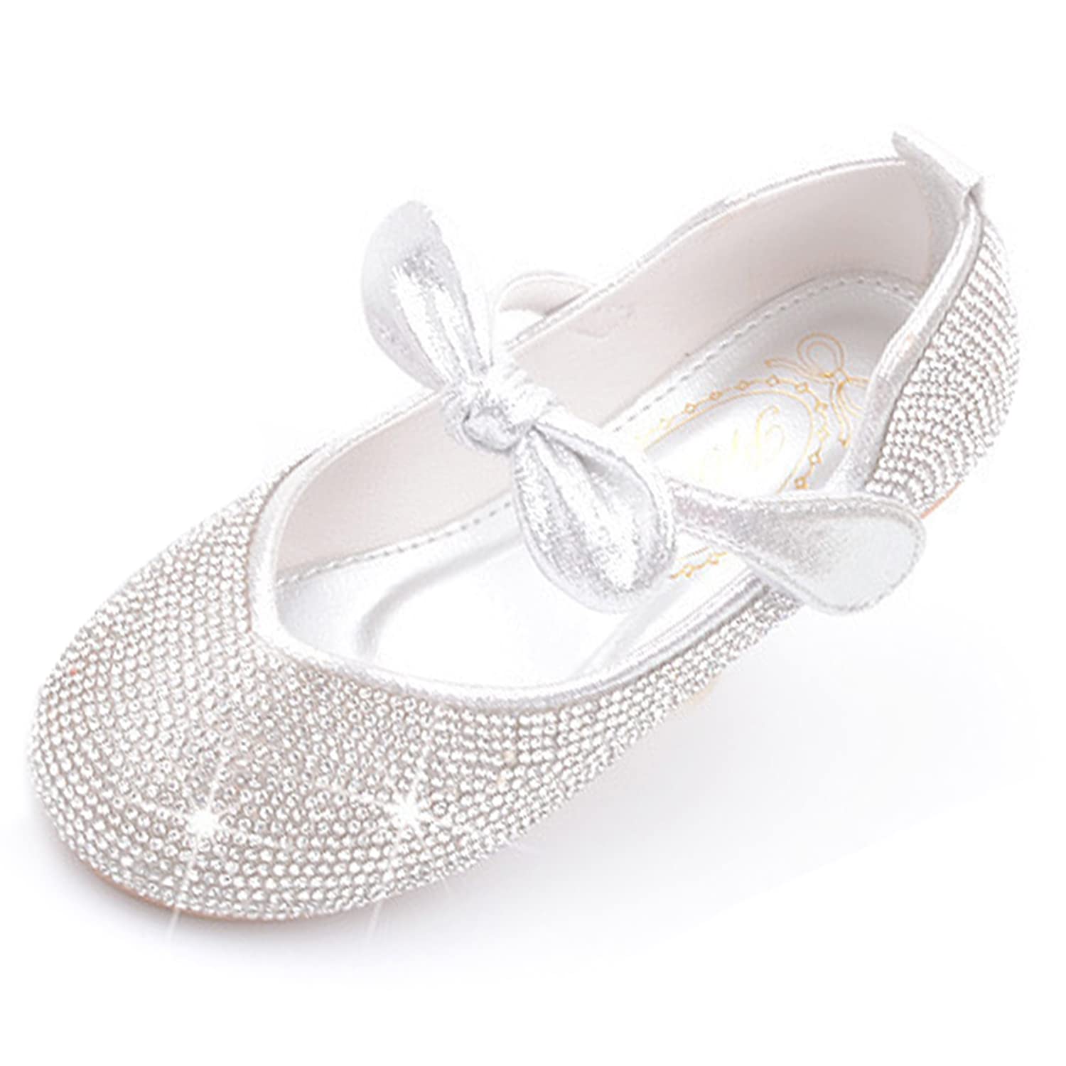 Cadidi Dinos Little Girl's Adorable Sparkle Princess Party Girls Dress Shoes