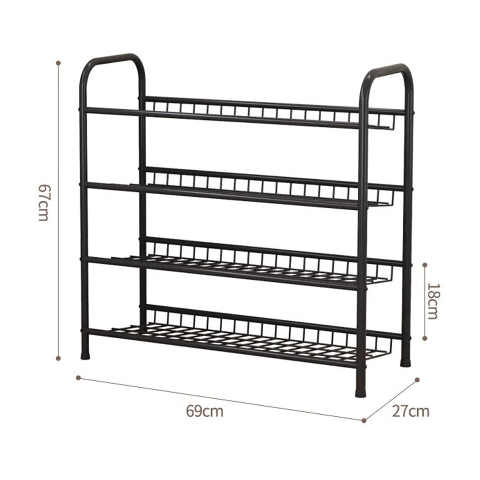 Amazon｜シューズラック積み重ね可能な靴箱 メタルシューズ