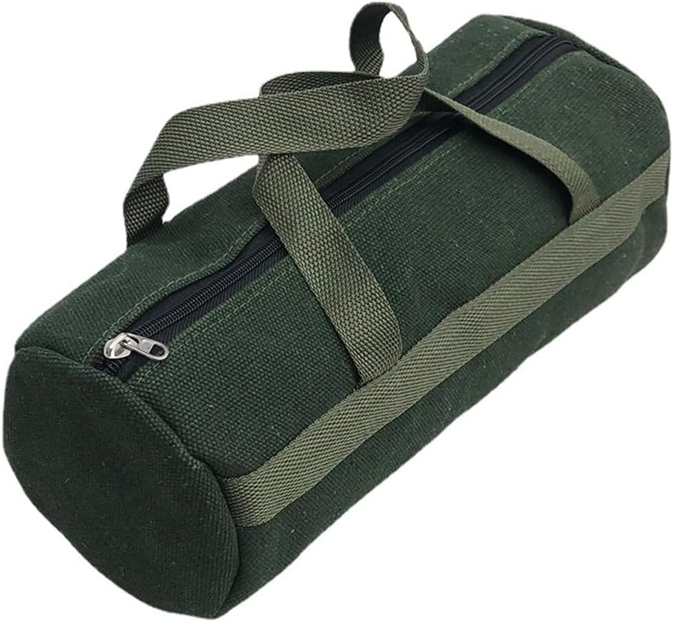 Portable Multi-Purpose Canvas Tool Organizer,Heavy-Duty Storage Tote,Perfect for Car Repair,Plumbing,Home Improvement,and Crafts