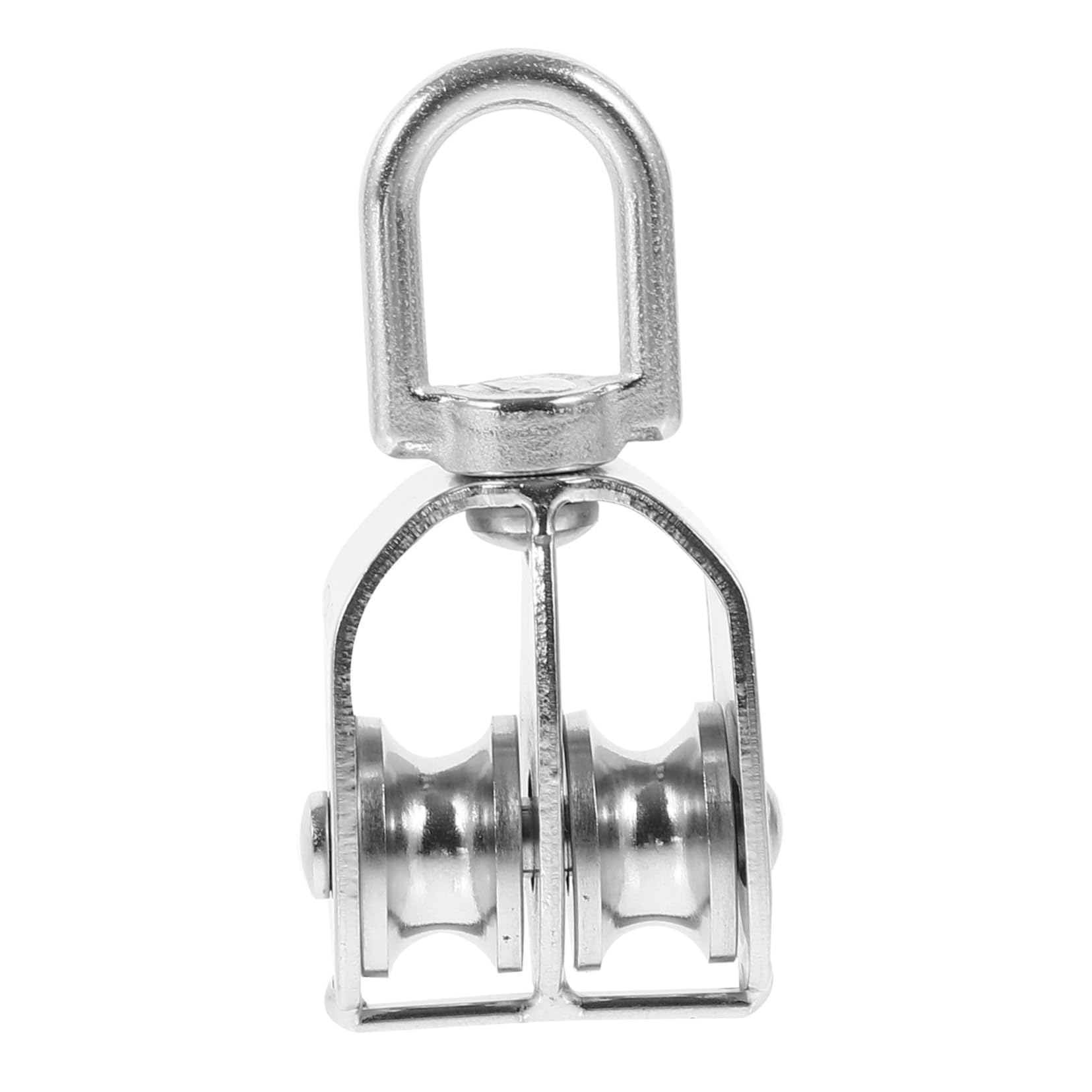 MUSISALY Trailing Cable Pulley Lifting Swivel Hoist Hook Rigging Steel Pulley for Tow Bar Enhanced Traction