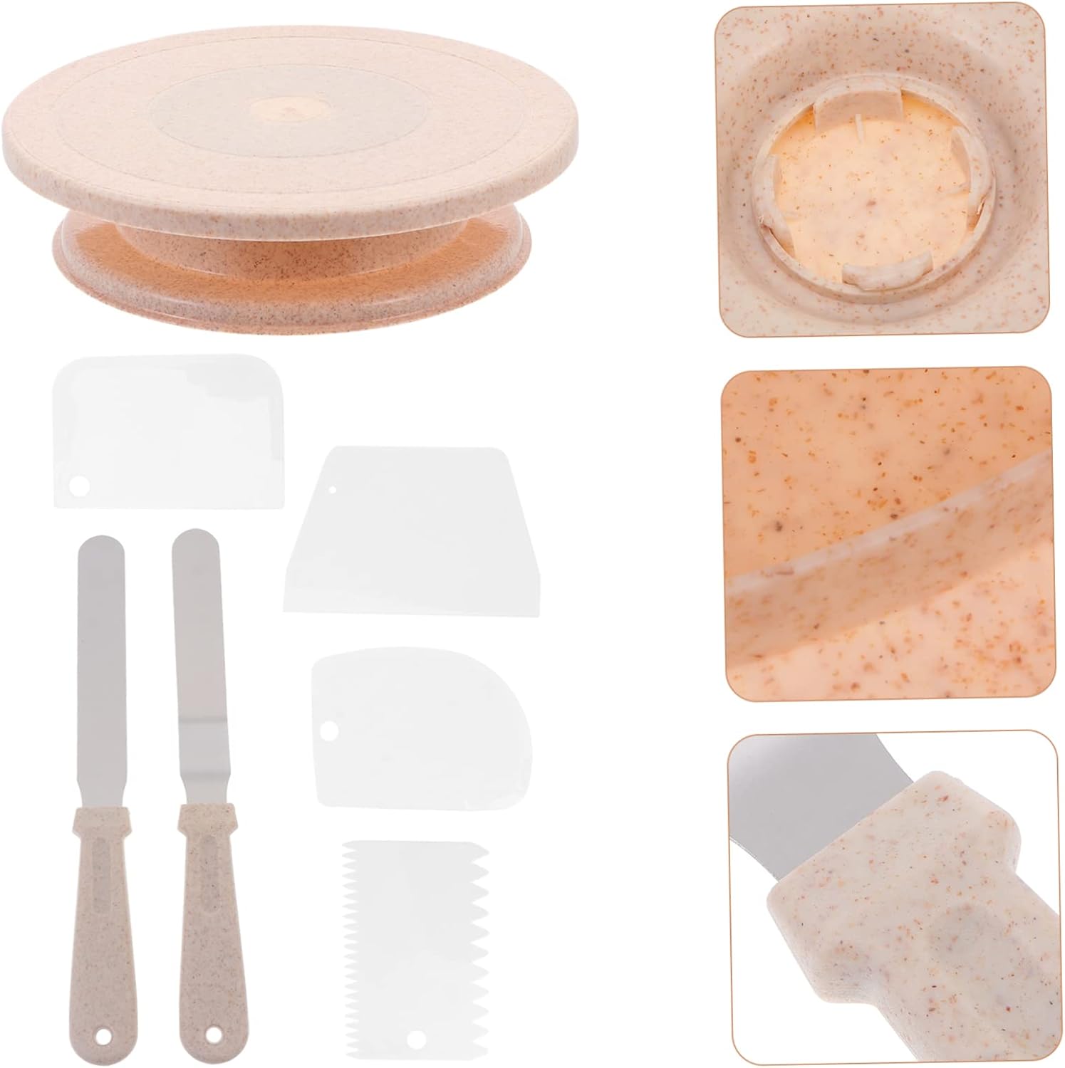 Cake Decoration Tool Cake Baking Turntable Set Rotating Table Elegant Design