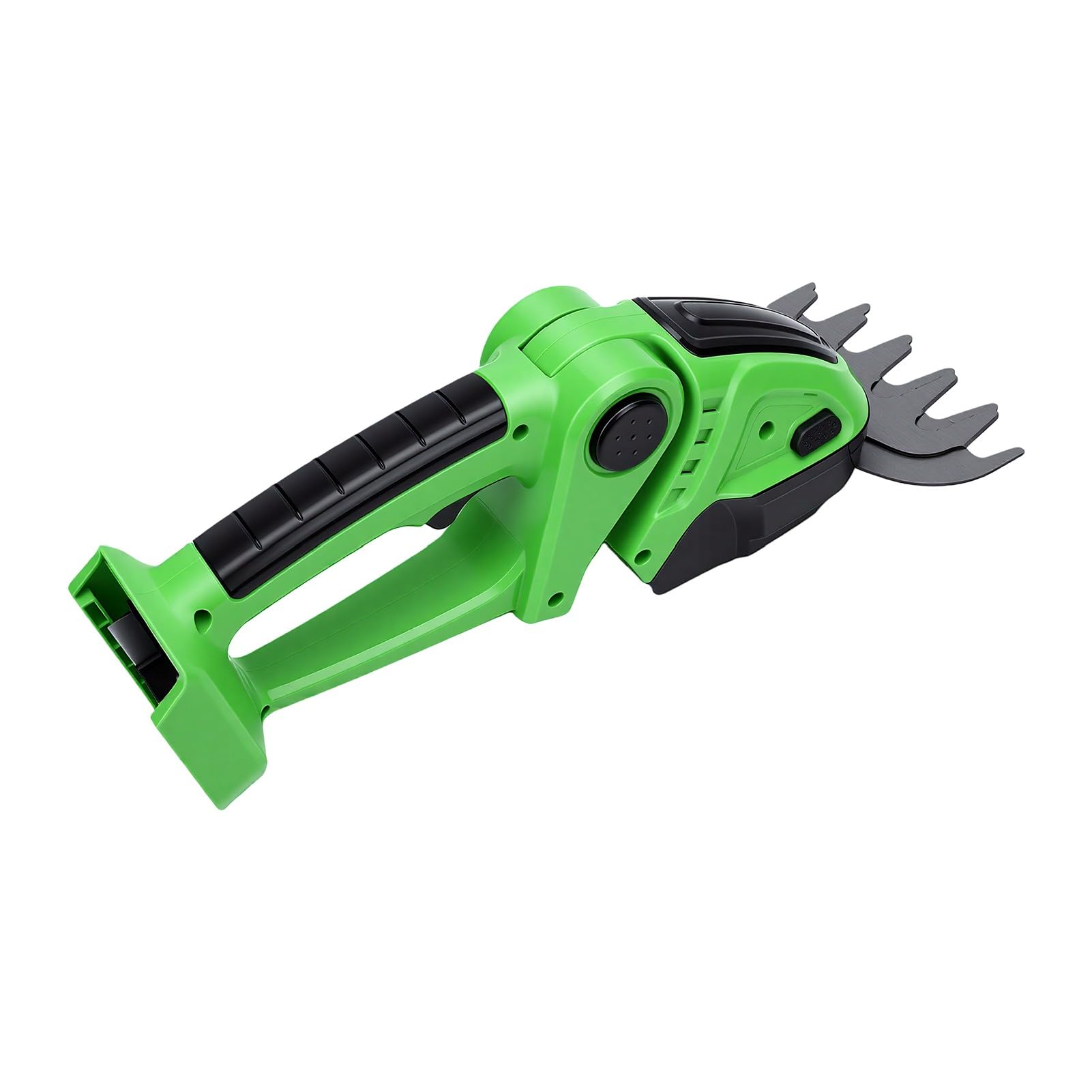 Luocute Cortasetos y Cortasetos Inalámbricos 2 en 1, Cabezal Ajustable de 130°, Interruptores de Seguridad Duales, Motor de Cobre de 2000 RPM, con Cubierta de Seguridad, para Césped y