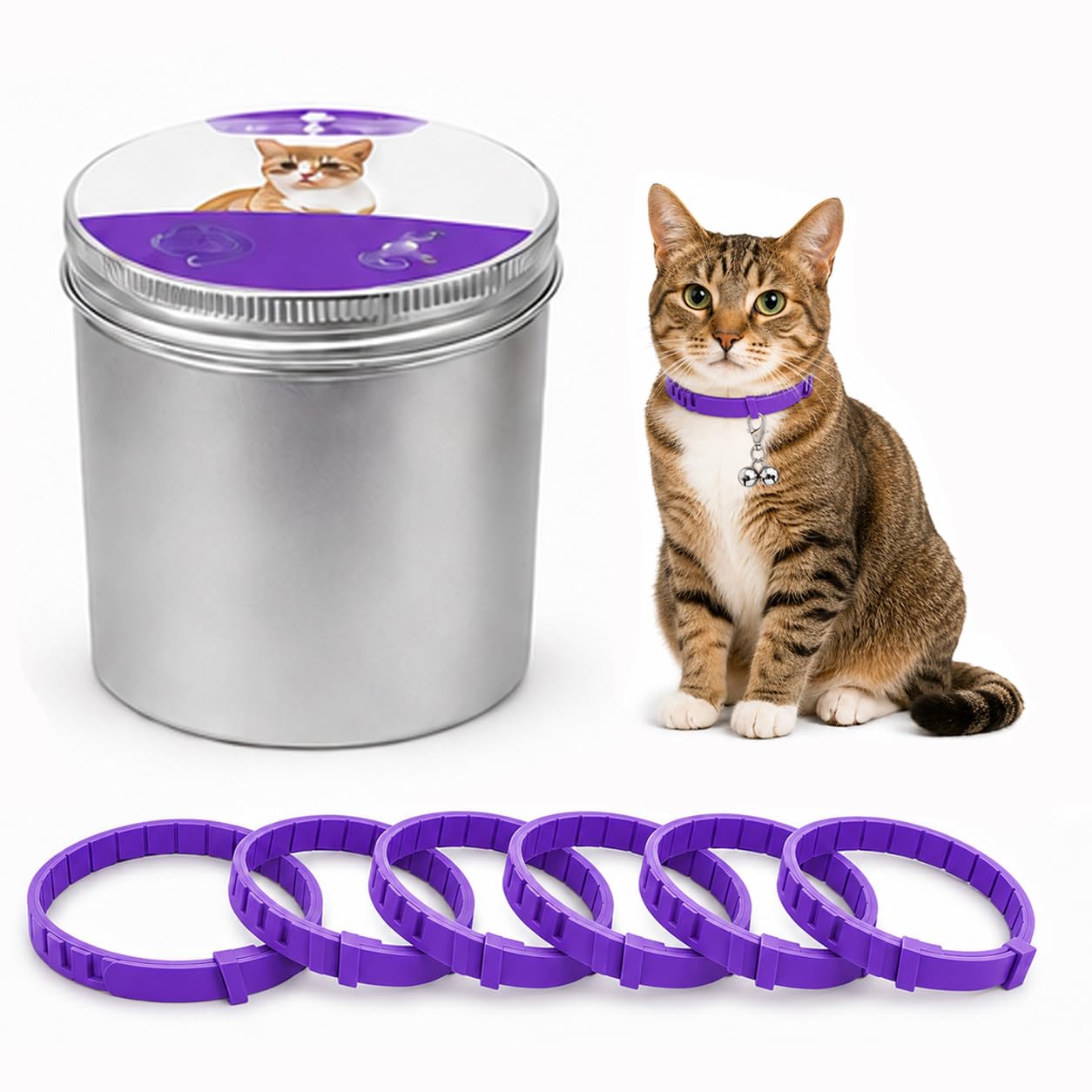 Collar de feromonas para gatos ideal para mudanzas viajes y convivencia pacífica pack de 6
