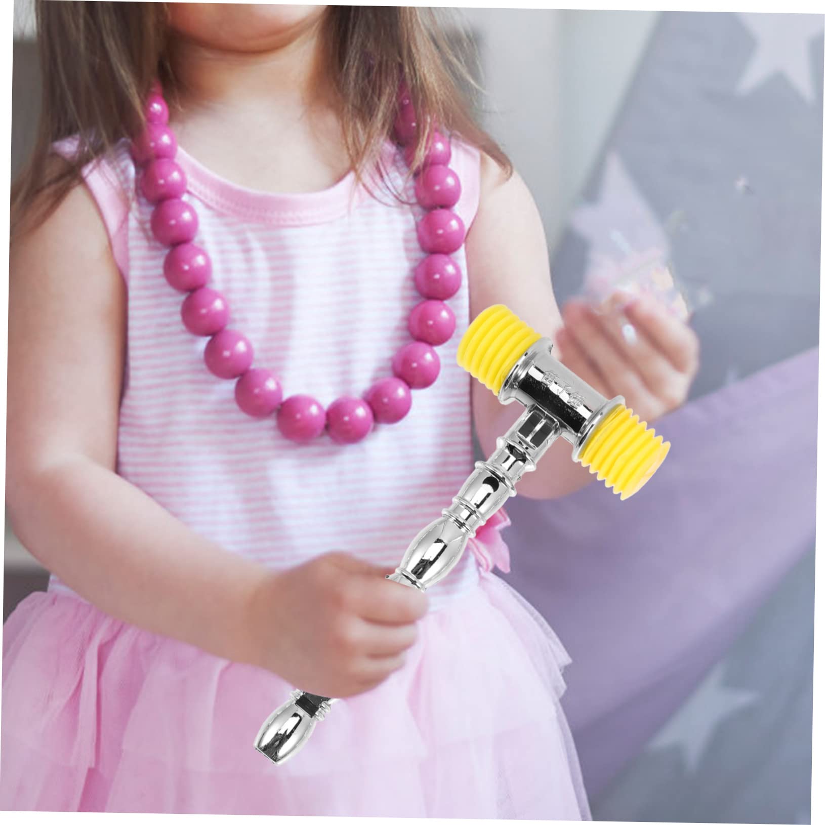 KONTONTY 6pcs Sound Hammer Pounding Party Props for Reusable Cheering Hammers for Birthdays Christmas and Holiday Celebrations Random Color