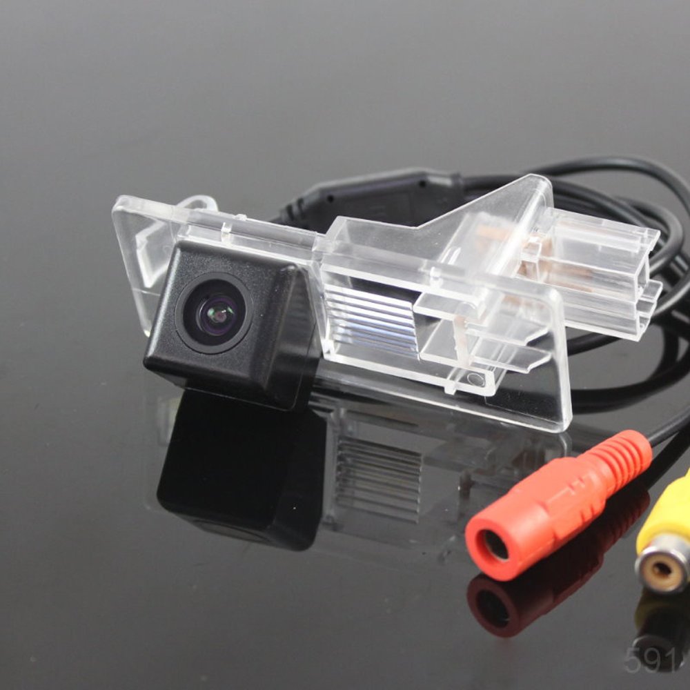 Colore telecamera di retrovisione con linee di griglia come luce targa, sensore di parcheggio per Dacia Lodgy /Renault Fluence/ Duster Megane/Latitude/Scenic 2/Laguna 2/3 X91/ Captur/ Clio 4