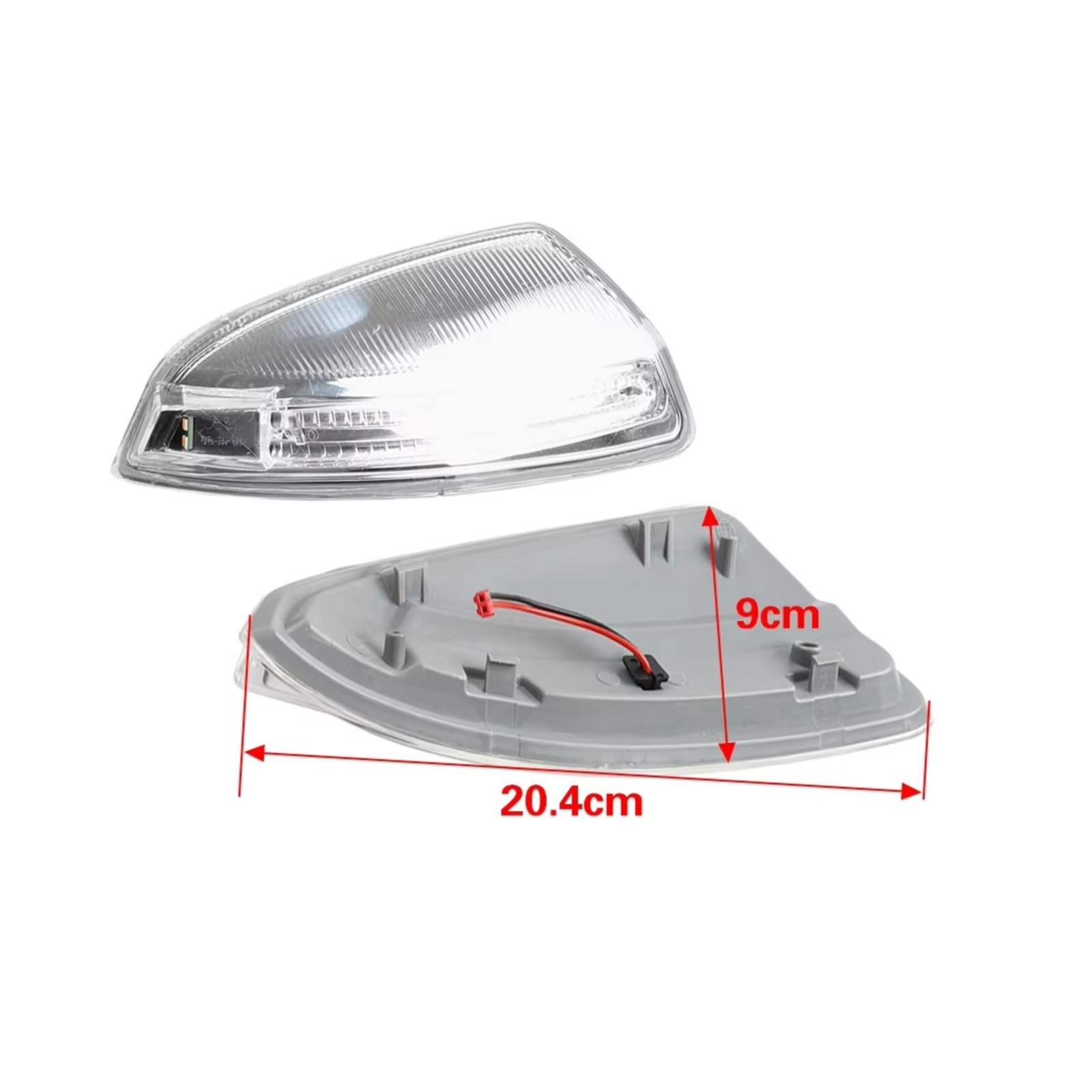 Fanale Freccia Auto Per Benz Per Classe C Per W204 Per C250 Per C300 Per C350 2008-2014 2 Pezzi Specchietto Retrovisore Auto Indicatore Direzione Luce Freccia