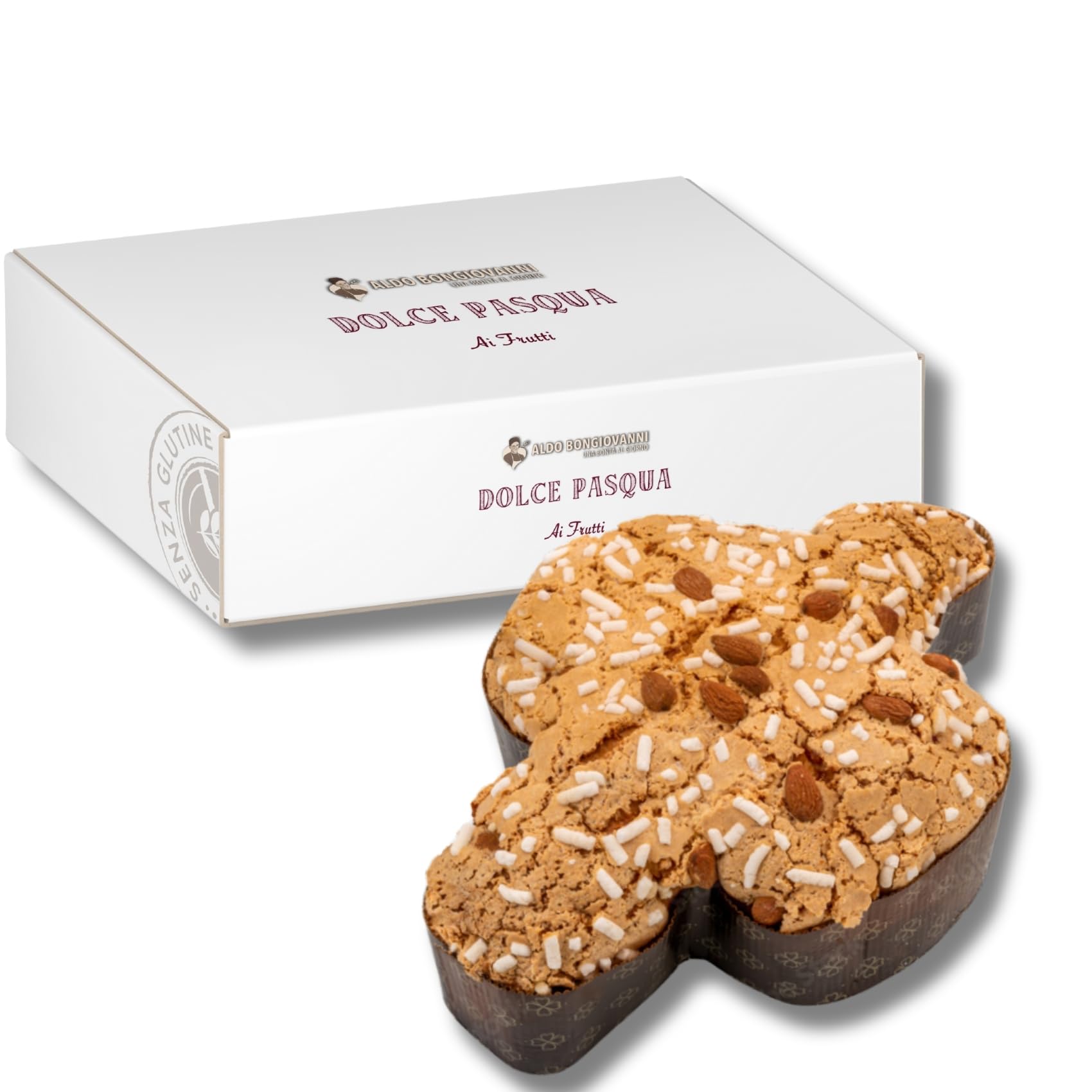 Dessert de Pâques Sans Gluten et Sans Laitiers, Gâteau Artisanal aux Raisins Secs et Fruits Confits, 700 Gr