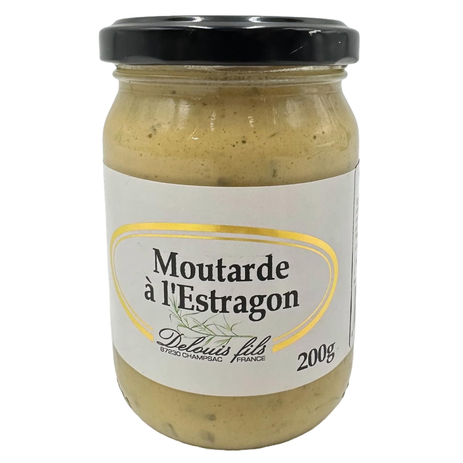 DELOUIS Tarragon Mustard, 7 OZ