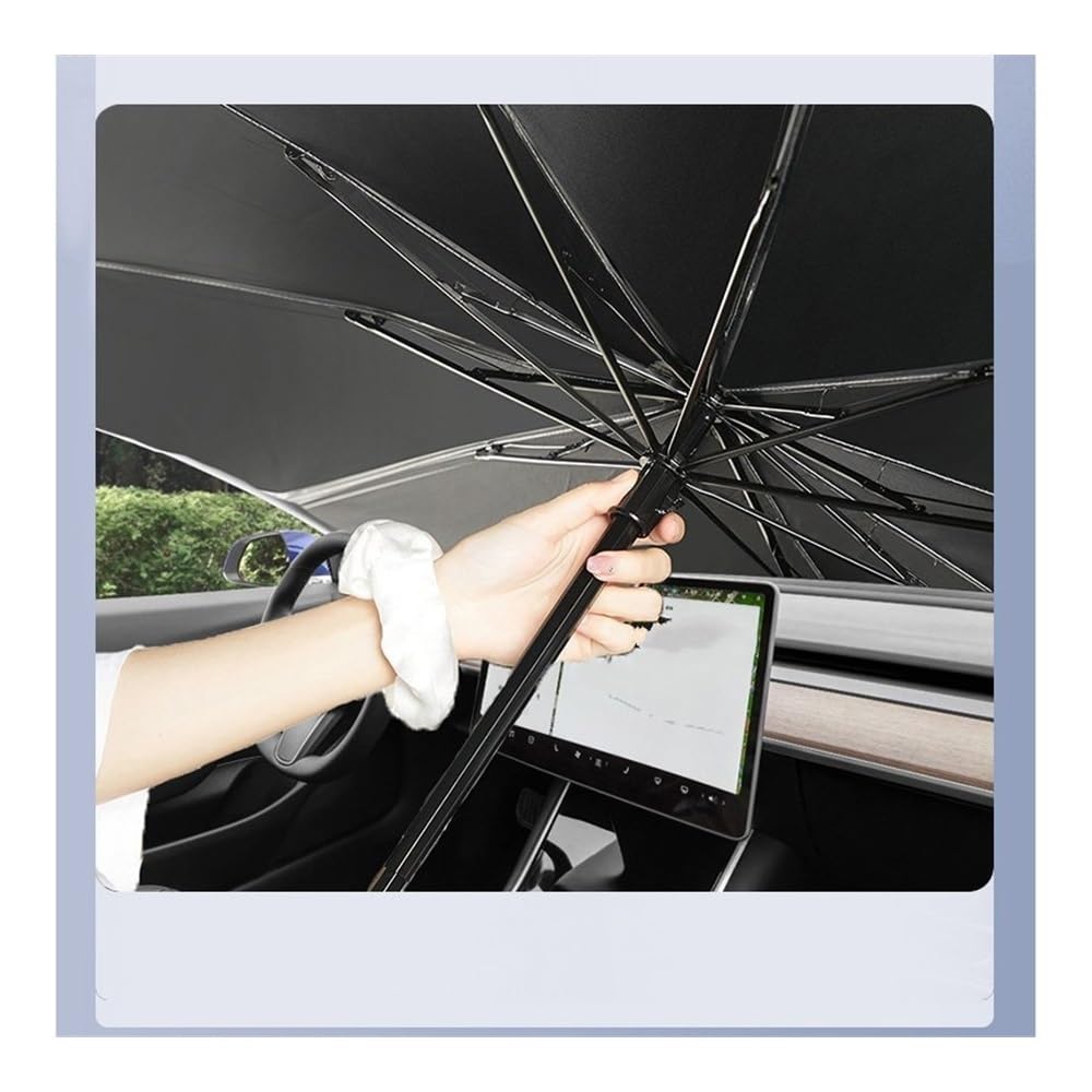DAVBIR Parasole per Parabrezza Auto Auto Parabrezza Parasole Auto Finestra Anteriore Pieghevole Parasole per Audi per Quattro A1 A3 A4 A5 A6 A7 A8 Q2 Q3 Q5 Q7 Q8 TT S3 S Parasole (Size : L)