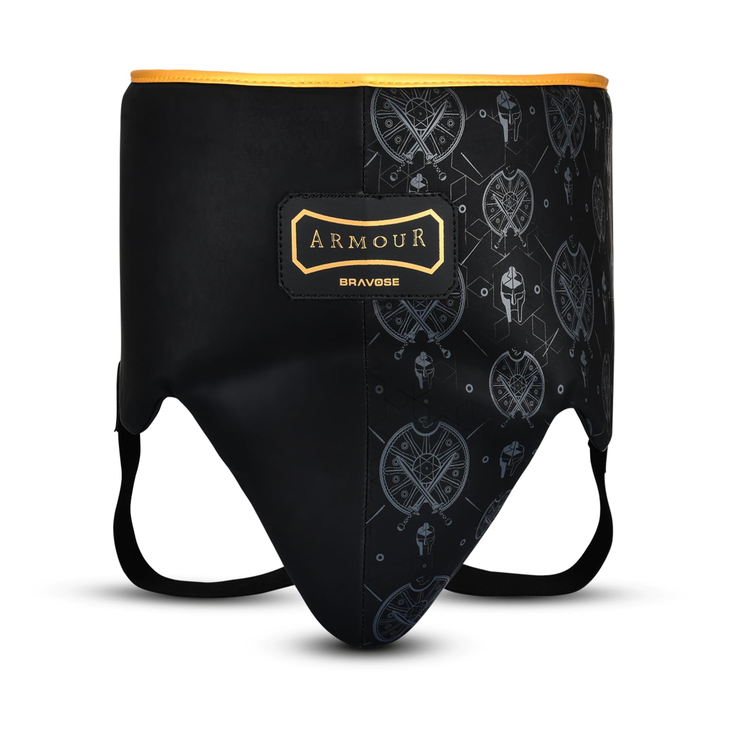 Bravose Protège-aine de boxe pour boxe, sparring, muay thai, kickboxing et MMA | Protection abdominale pour le karaté, le taekwondo et les arts martiaux | Équipement de soutien léger réglable pour