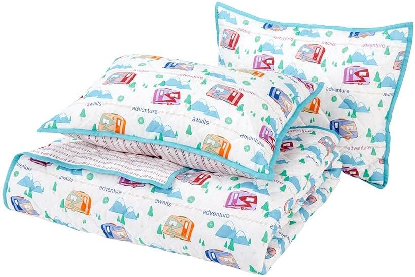 The Lakeside Collection Adventure Awaits Quilt Ensemble - Full/Queen Quilt