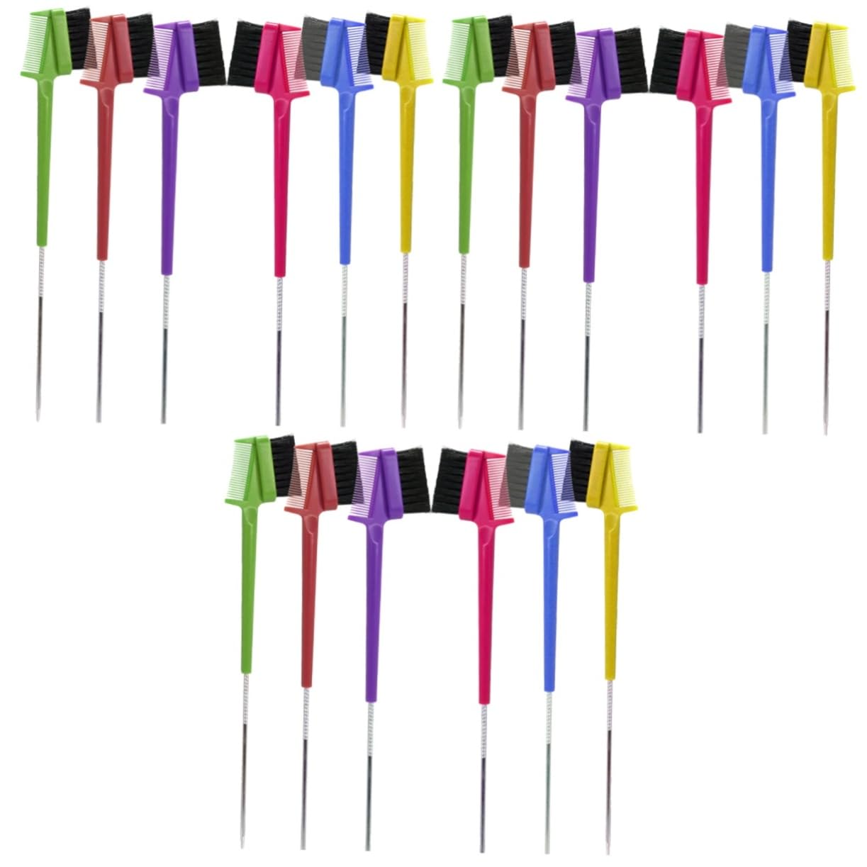 Housoutil 18pezzi Spazzole Sopracciglia Pettine Multifunzionali Per Per Styling e Sopracciglia Per e