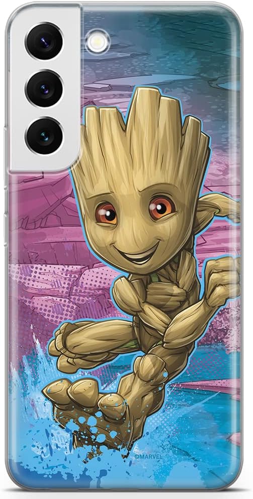 ERT GROUP Mobile Phone case for Samsung S22 Original and Officially Licensed Marvel Pattern Guardians of The Galaxy 017 optimally adapted to The Shape of The Mobile Phone, Partially Transparent