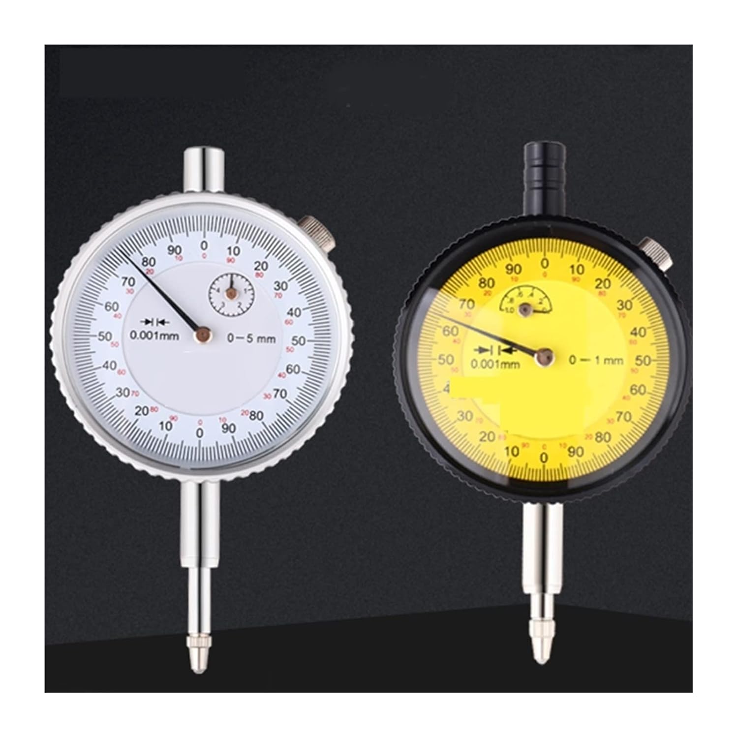 精密測定器 0.001mm ミクロンダイヤルインジケータ 0-1mm 0-3mm 0-5mm 測定範囲高精度耐衝撃インジケータ高精度 0-  産業・研究開発用品 測定ツール 0-50mm デジタル ゲージ インジケーター ミクロン ダイヤル インジケーター デジタル