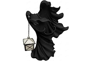 Cracker Barrel Witch - Realistic Resin Scary Ghost Sculpture for Home Decoration
