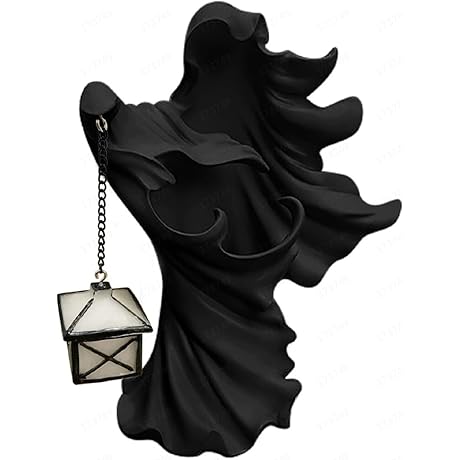 Cracker Barrel Witch - Realistic Resin Scary Ghost Sculpture for Home Decoration
