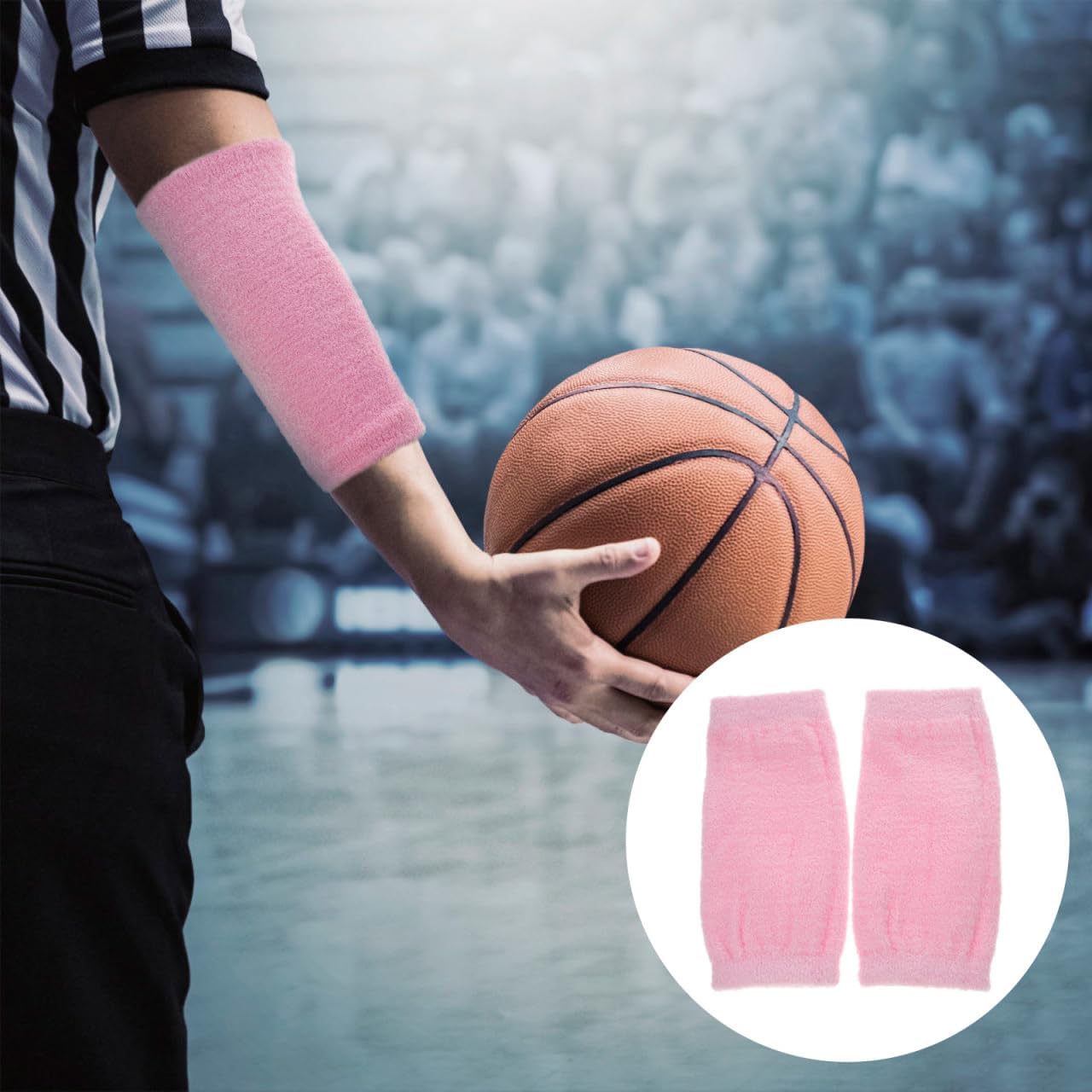 Healifty 2 Pairs Gel Elbow Moisturizing Sleeves for Women Soft Elbow Cover Pads for Dry Cracked Softening Skin Care SPA Heel Socks Breathable Brace Protection for Reduce Calloused Wear