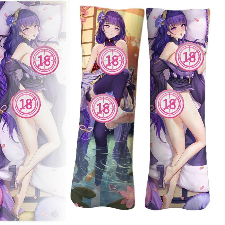 Anime Body Pillow Hentai Throw Pillow Waifu Pillow Custom Body Pillow Case 2-Side Print Pillow Case 59 in X 19.6 in(Uncensored)