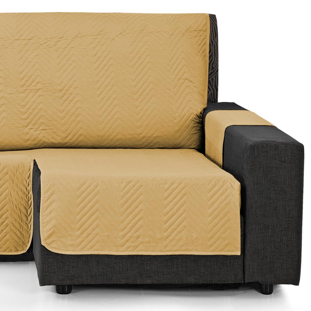 Martina Home Cubre Chaise Longue Acolchado Milano 240 Mostaza