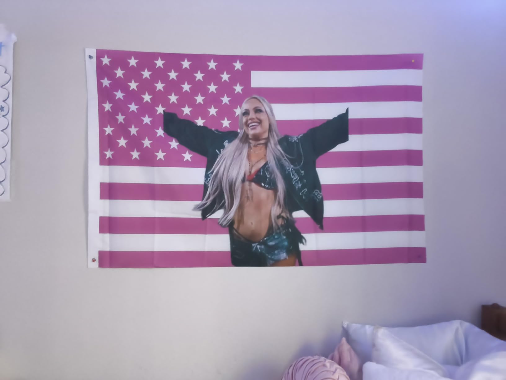 Custom American Tapestry Flag with Picture photo review