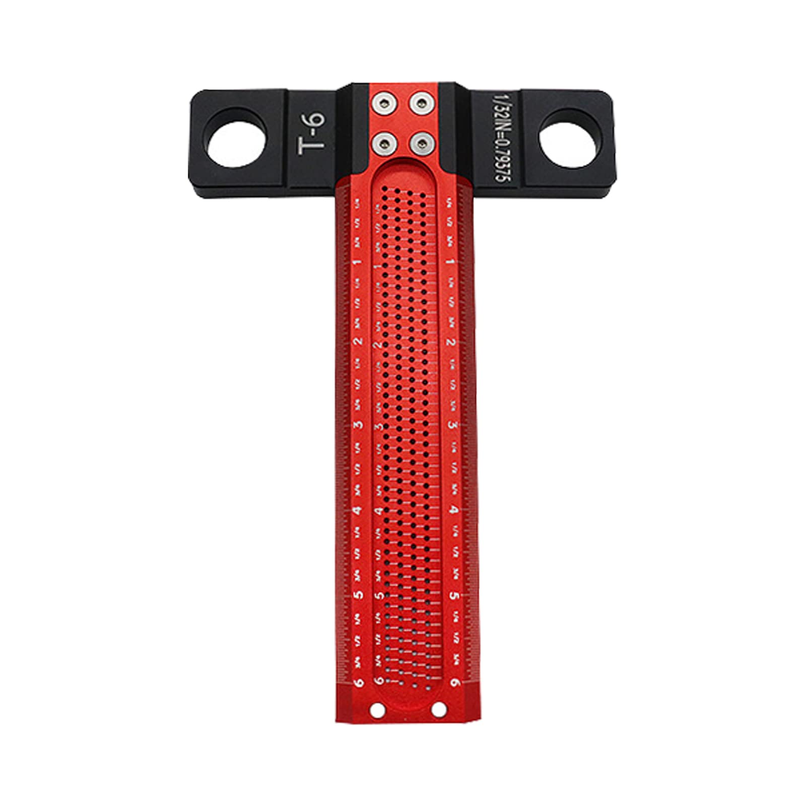 Regla de trazado para carpintería tipo T de Maxant, calibre de línea de 90 grados, regla de arquitecto, escuadra en T, 600 mm (6 pulgadas) para trabajos de carpintería, diseño y herramientas de medi