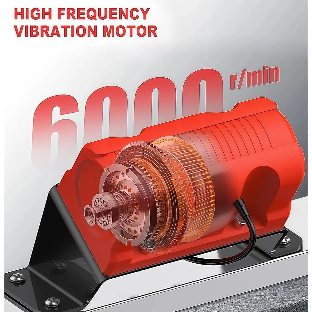 Outil De Finition électrique Pour Béton Règle Nivellement Vibrante Sol Ciment Sans Fil Acier Inoxydable Fixe Triangulaire 1.5m 2batteries