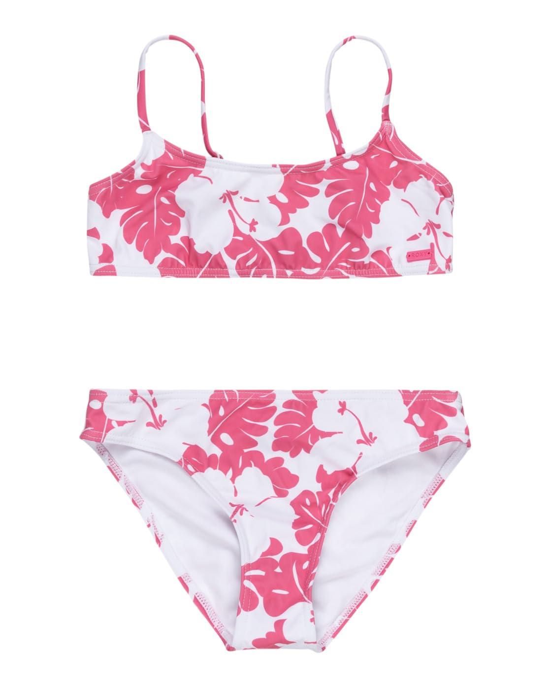 Roxy Totally Iconic - Juego de dos piezas Bralette para niñas de 6 a 16 años ERGX203570