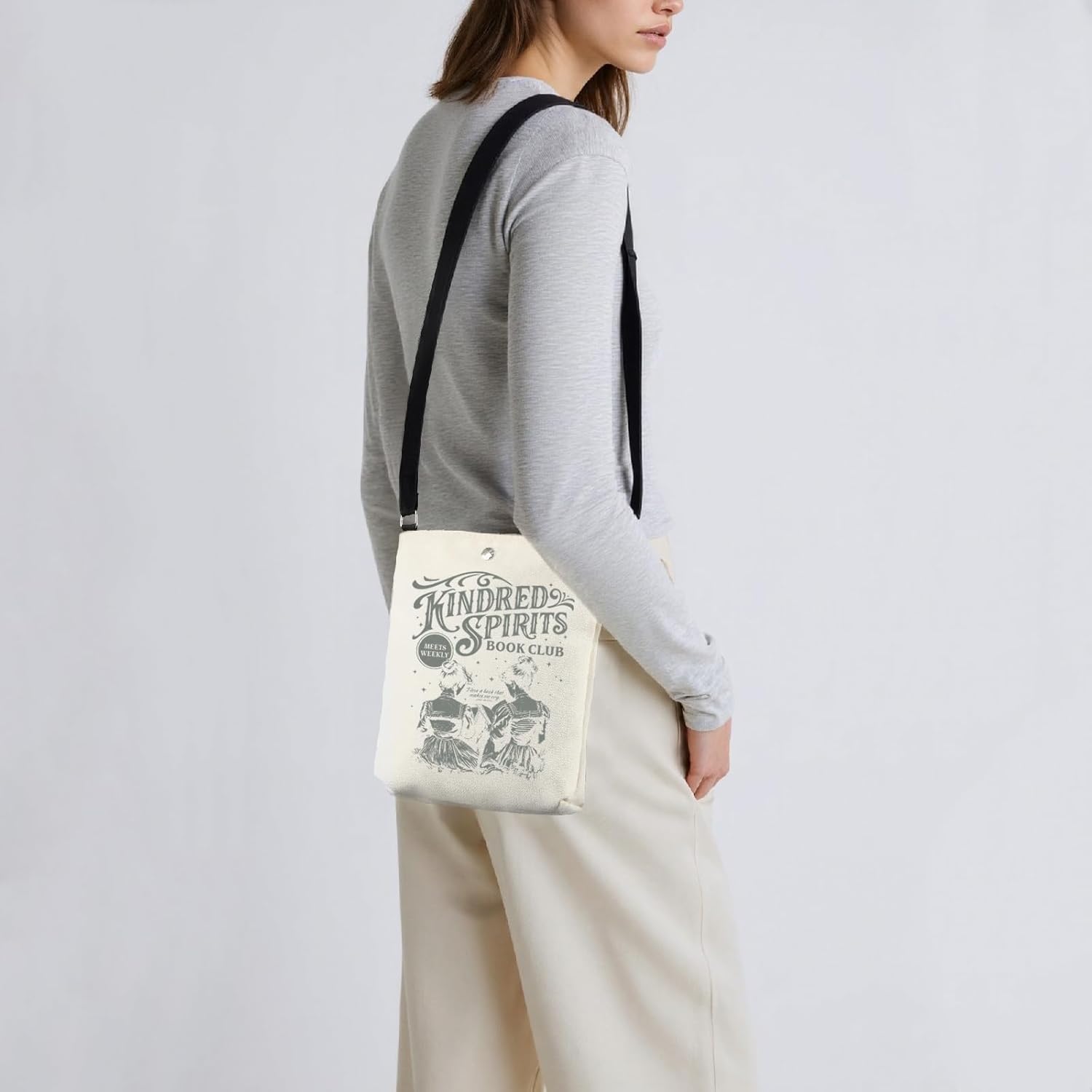 Lywjyb Birdgot Anne Novel Crossbody Bag Reading Book Merch Literary Gift Long Distance Friends Gift - Image 6