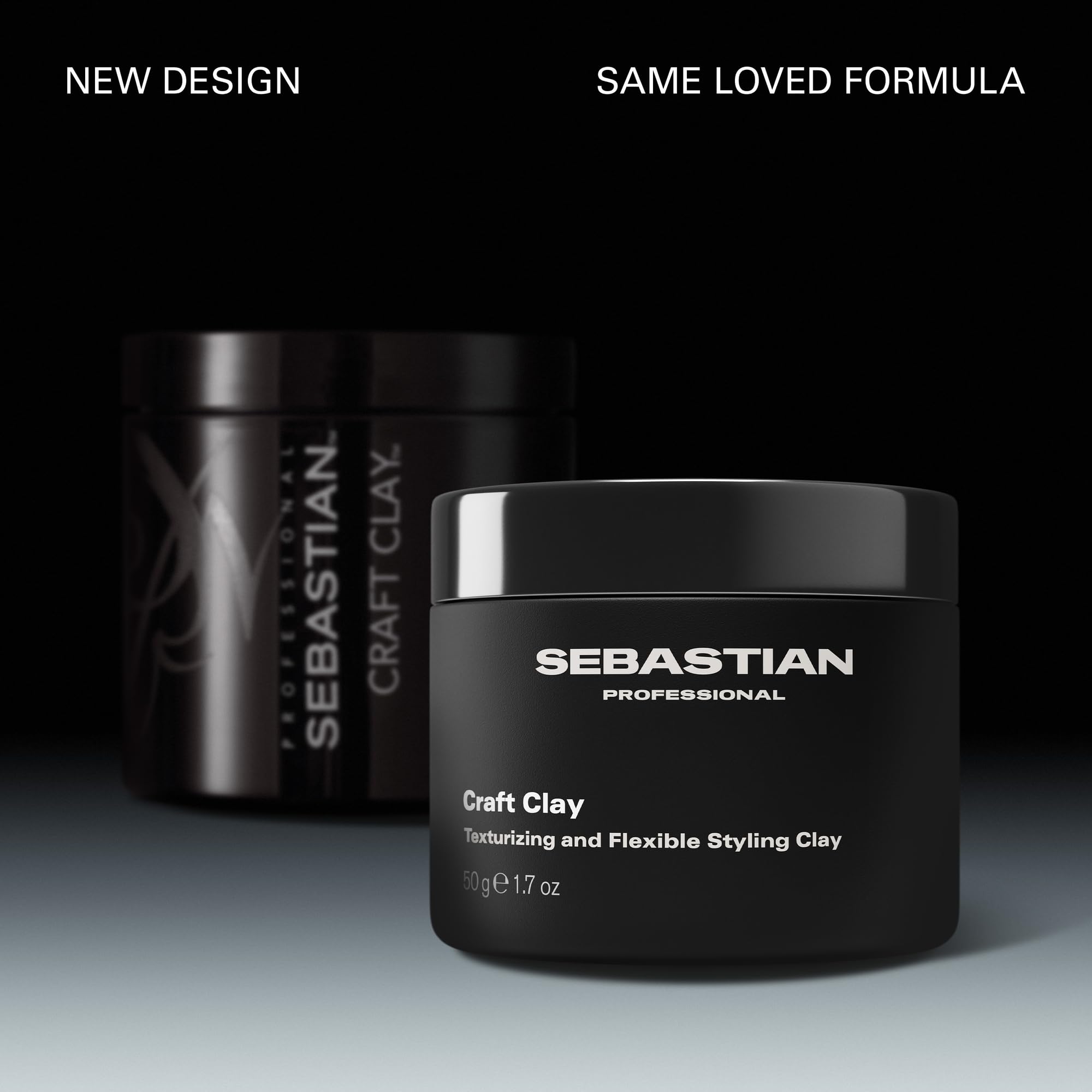 Sebastian Professional Craft Clay Texturizing & Flexible Styling Clay – Mattes Haarwachs - definiert Textur, verleiht Volumen & flexiblen Halt, ideal für kurze & mittellange Haare - 50 ml