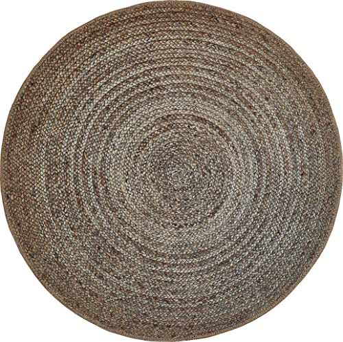 andiamo Teppich Stampa Digitaldruck Flechtmotiv für Wohnzimmer Esszimmer Flur 100 cm rund...