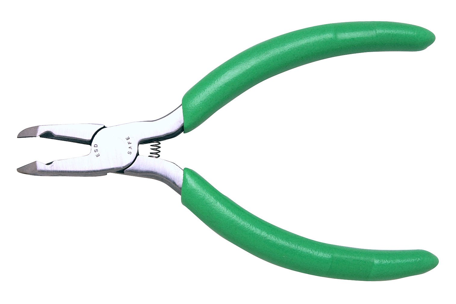 Xcelite LC665J Angled Tip Cutter, Angled Head, Flush Jaw, 4-1/2