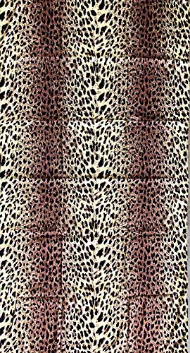 Telo Mare Microfibra Stampato Leopardato 90x165 cm...