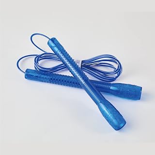 Skipping Jump Rope for Fitness Workout - Light Weight, Adjustable, Tangle Free, Excellent line control for Cardio Boxing, CrossFit, Training Exercise All Ages and Gender ( Special Luxury, KA-220, Made in Korea)