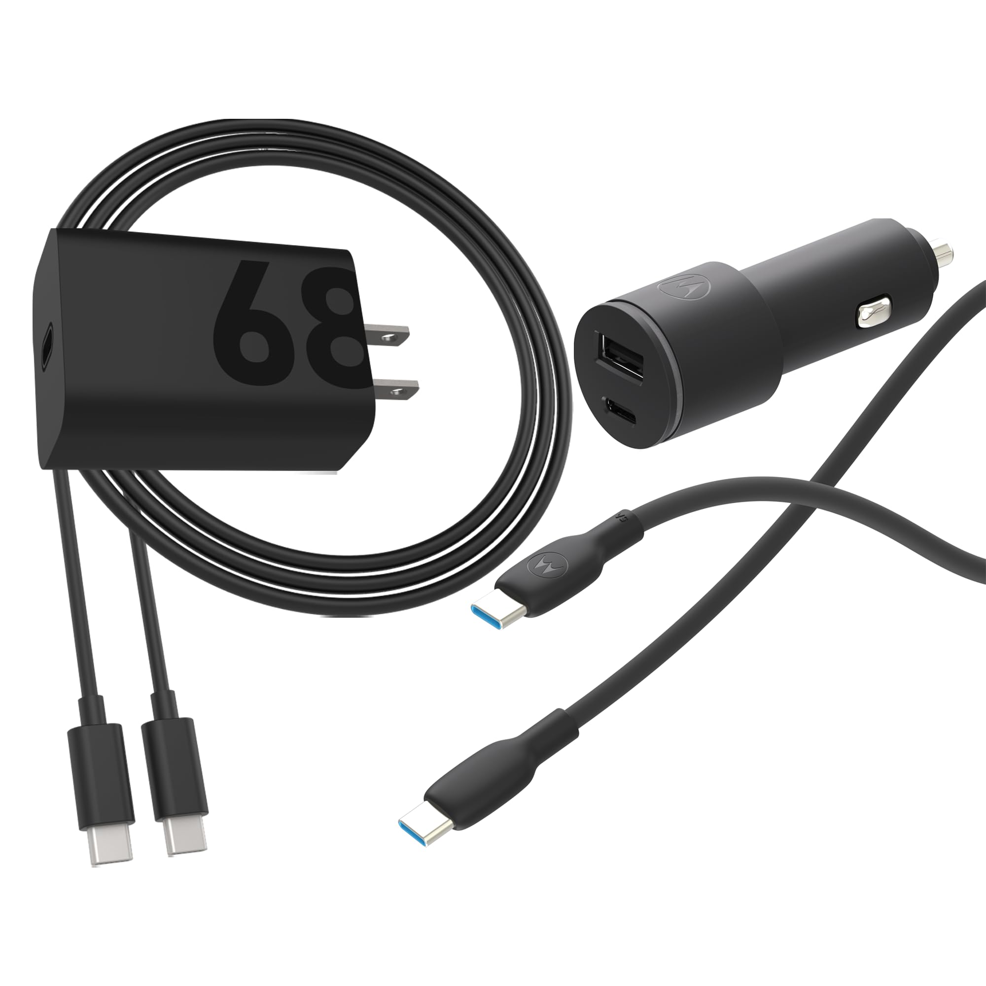 Amazon.com: Motorola TurboPower 45W Dual Port Car Charger + 68W