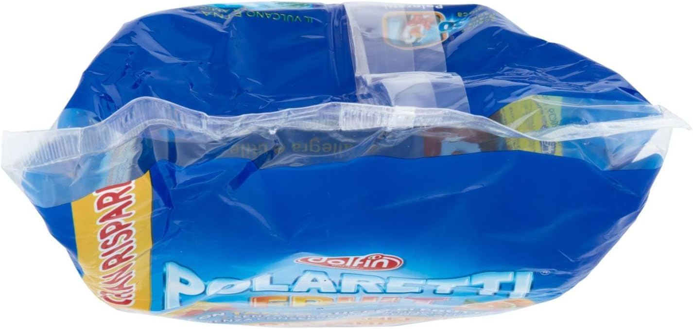 8x Polaretti Fruit Ice Cream Lollies with Fruit Juice Fruchteis am Stiel mit Fruchtsaft zum Einfrieren/Jede Packung enthält 20 Eis am Stiel à 42ml + Beni Culinari Kostenloser Schlüsselanhänger