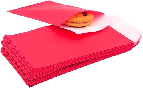 Vista 13 de Glassine - Bolsas de papel de caramelo negro, pequeñas cera, a prueba de grasa, bolsas planas para galletas para dulces, chocolate, pasteles