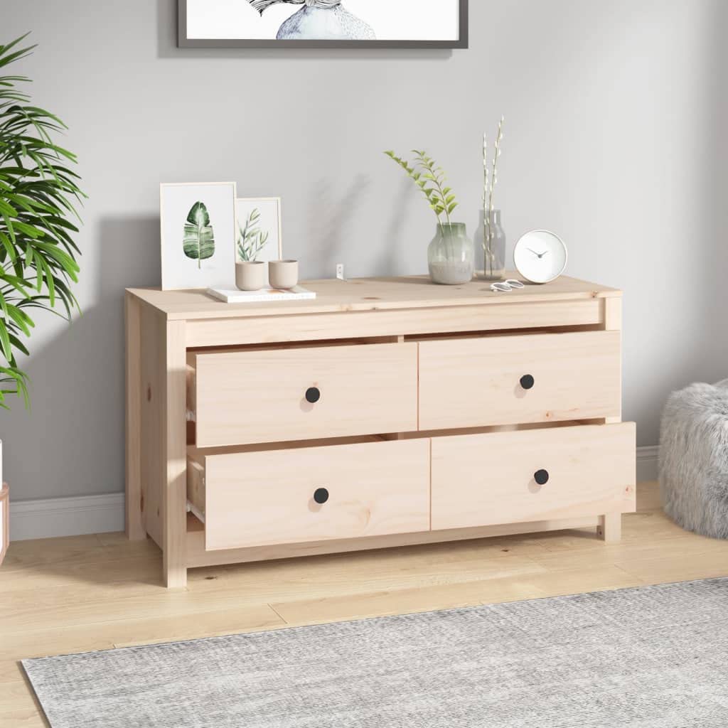 Hothingwell Meble boczne drewno sosna lita 100x40x54 cm