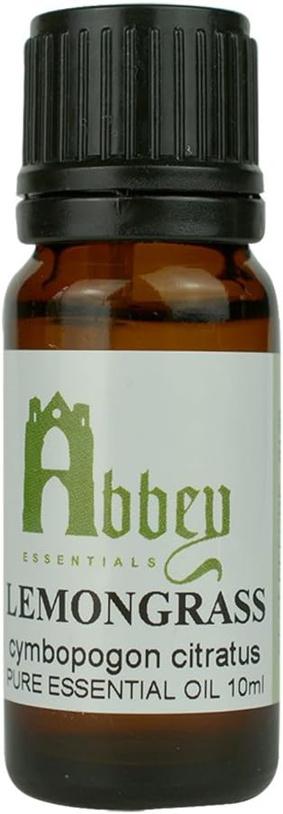 Lemongrass Essential Oil Warm Lemon Grassy Smell Soothing Invigorating Antiseptic Antibacterial Deodorizing 10 ml