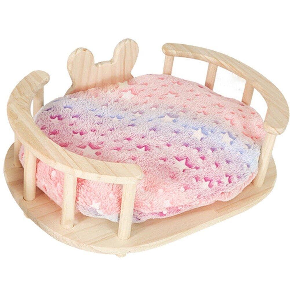 Amazon.co.jp: ペットベッド かわいい ウサギベッド 木製
