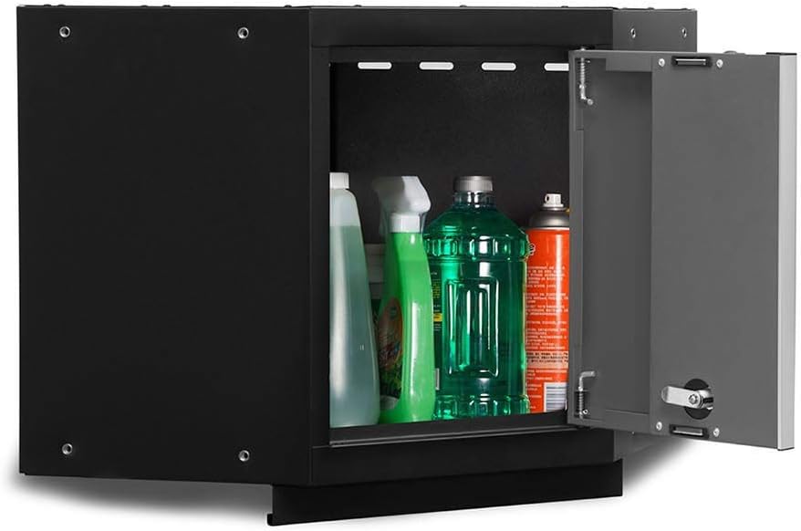 Uр Tо 40% оƒƒ NewAge Products 50001 Bold 3.0 Series Corner Wall Cabinet, Gray