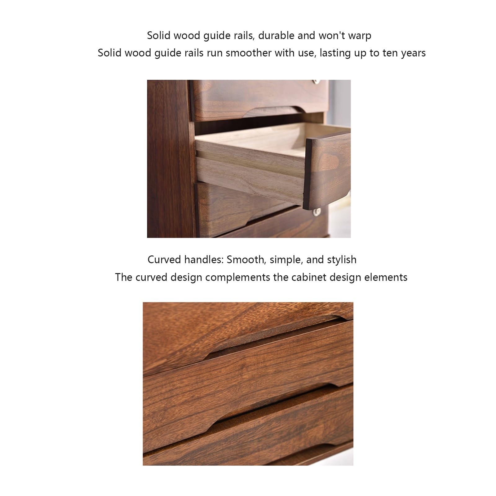 Scatola portaoggetti da scrivania in legno massello con serratura, armadietto a 4 ripiani per documenti e cartelle da ufficio, soluzione elegante per organizzare
